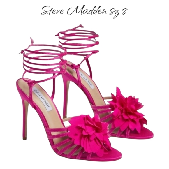 New Steve Madden Stiletto Heels Sandalssz 8